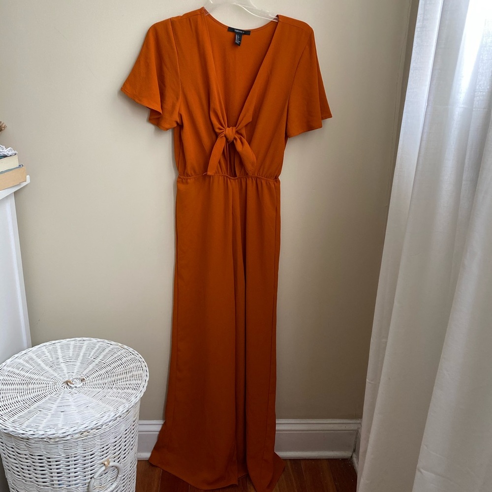 NWOT Forever 21 Wide Leg Jumpsuit Texas Longhorns